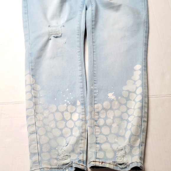 Jennifer Lopez Blue Skinny Crop Jeans - Picture 3 of 4